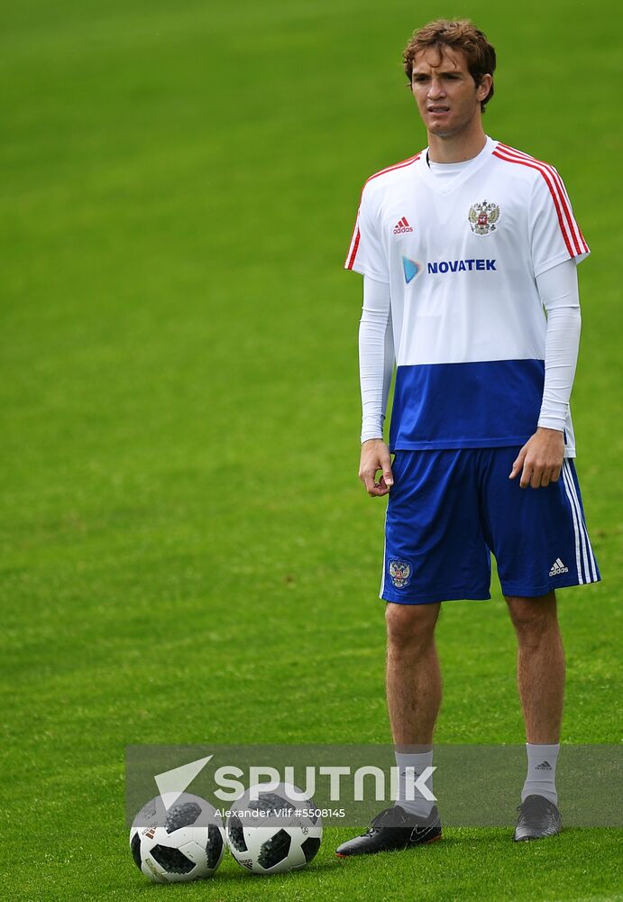 Football. National team training session