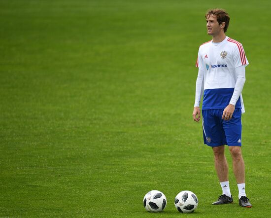 Football. National team training session