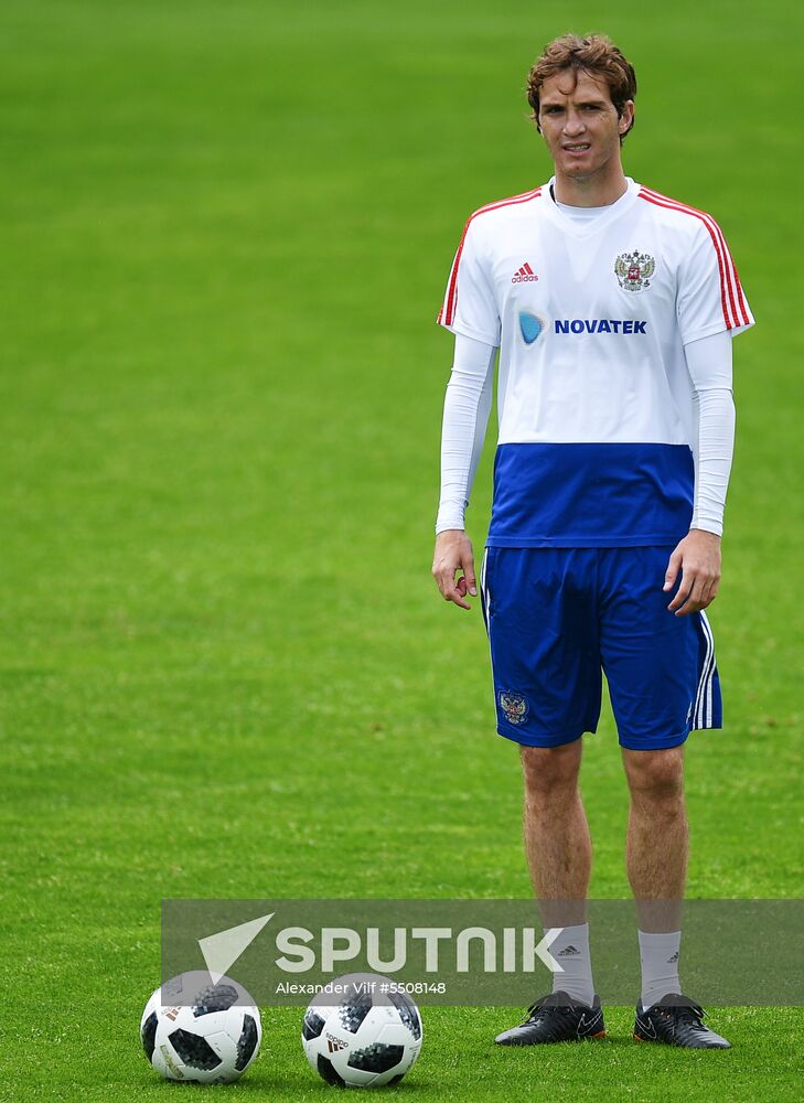 Football. National team training session