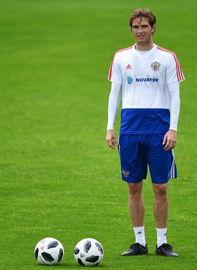 Football. National team training session