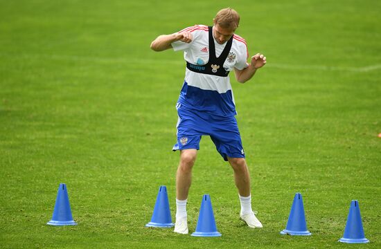 Football. National team training session