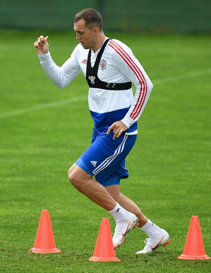 Football. National team training session