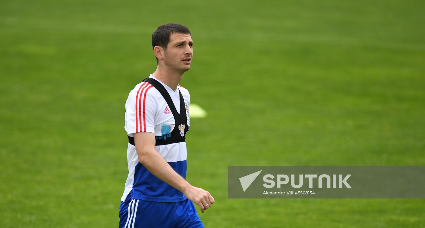 Football. National team training session