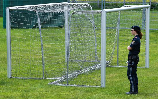 Football. National team training session