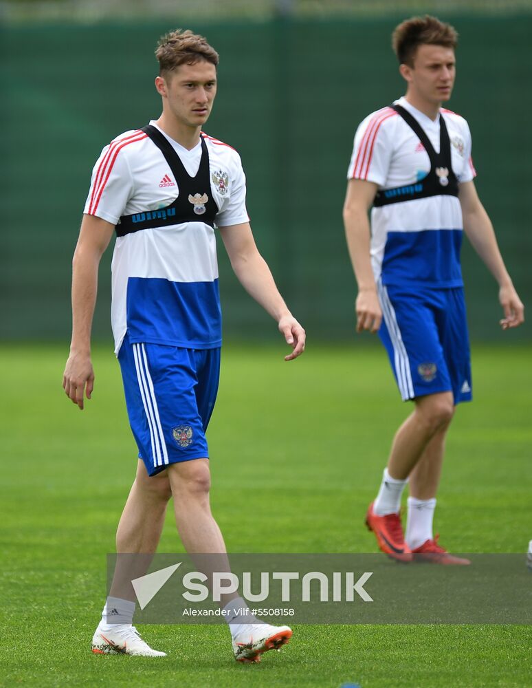 Football. National team training session