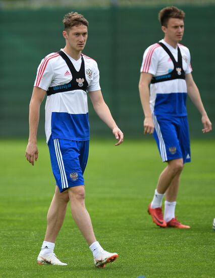 Football. National team training session