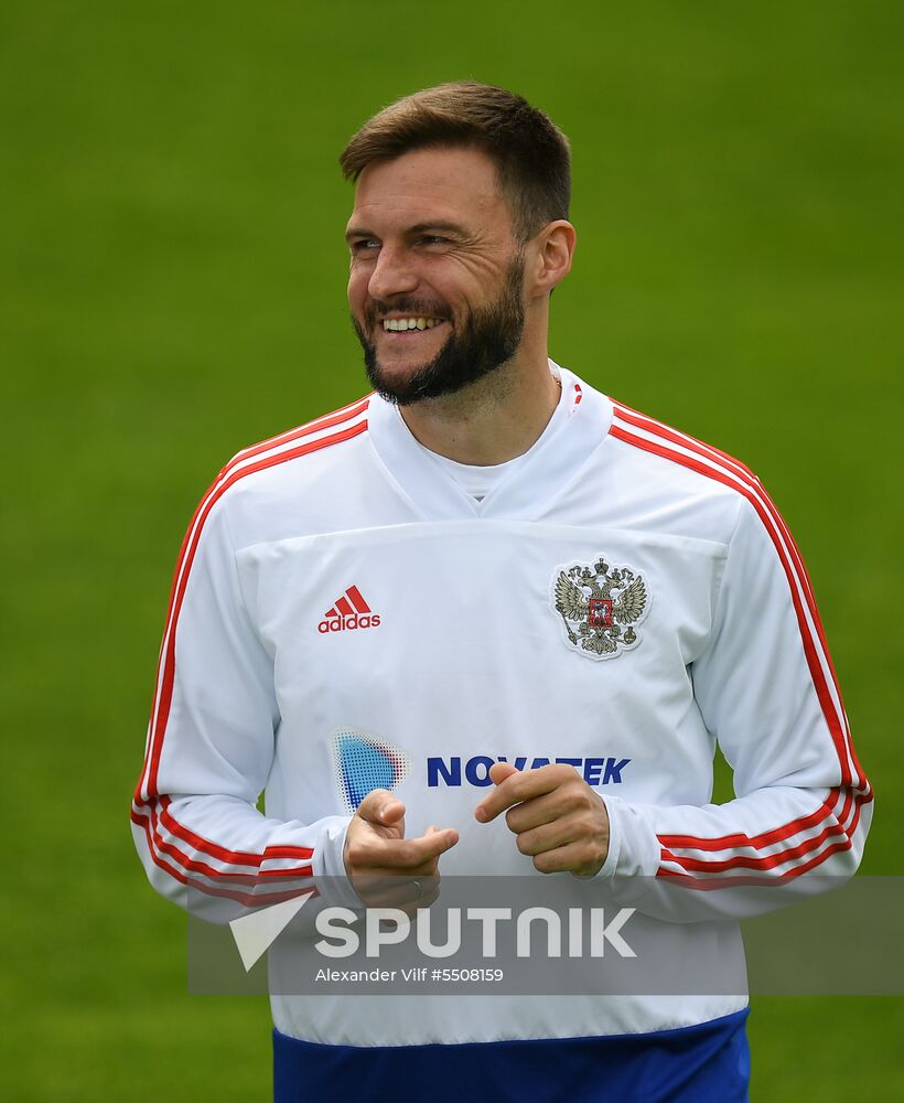 Football. National team training session