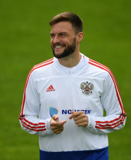 Football. National team training session