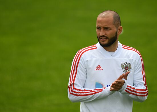 Football. National team training session