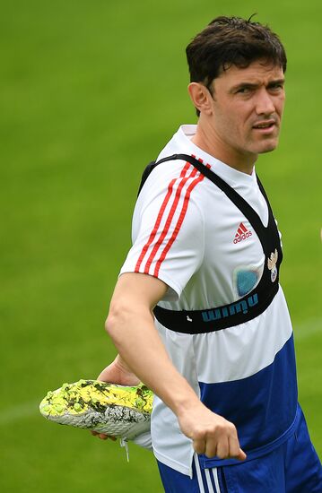 Football. National team training session