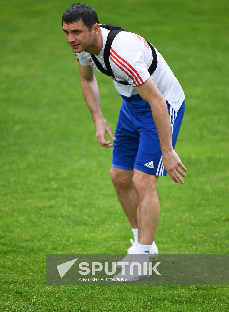 Football. National team training session