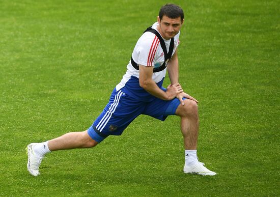 Football. National team training session