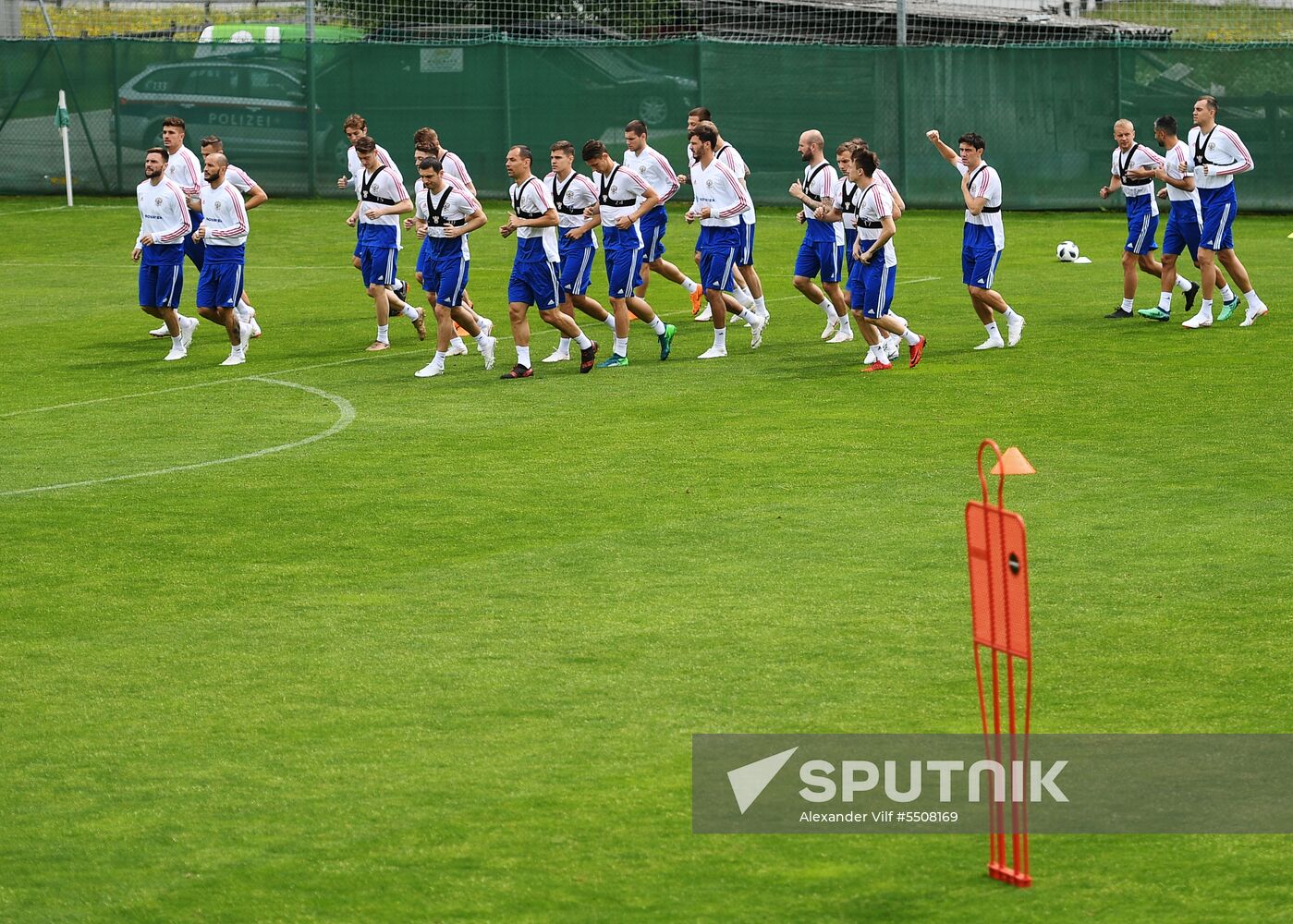 Football. National team training session