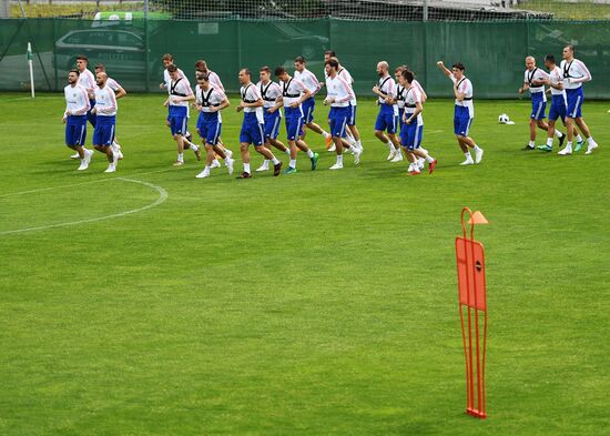 Football. National team training session