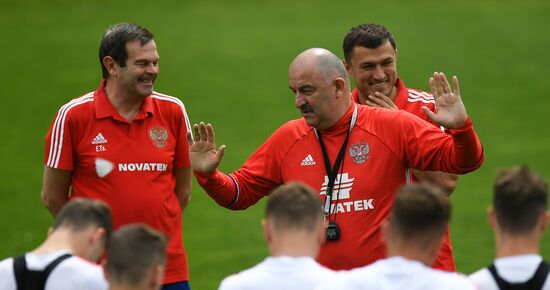 Football. National team training session