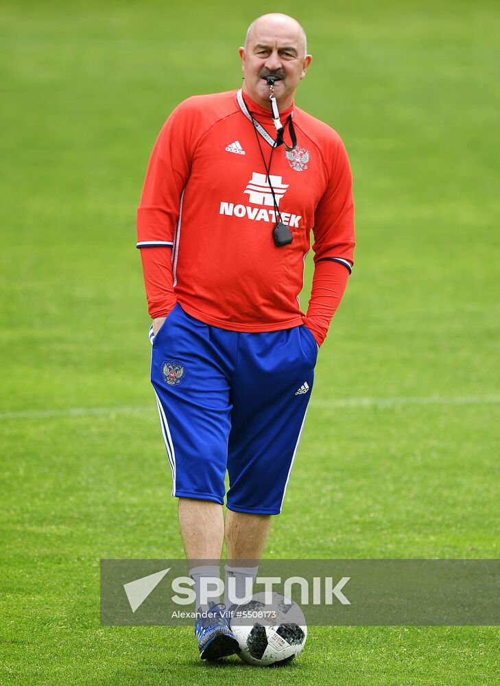 Football. National team training session