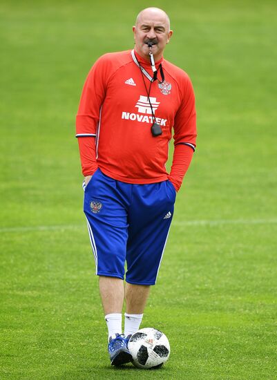 Football. National team training session