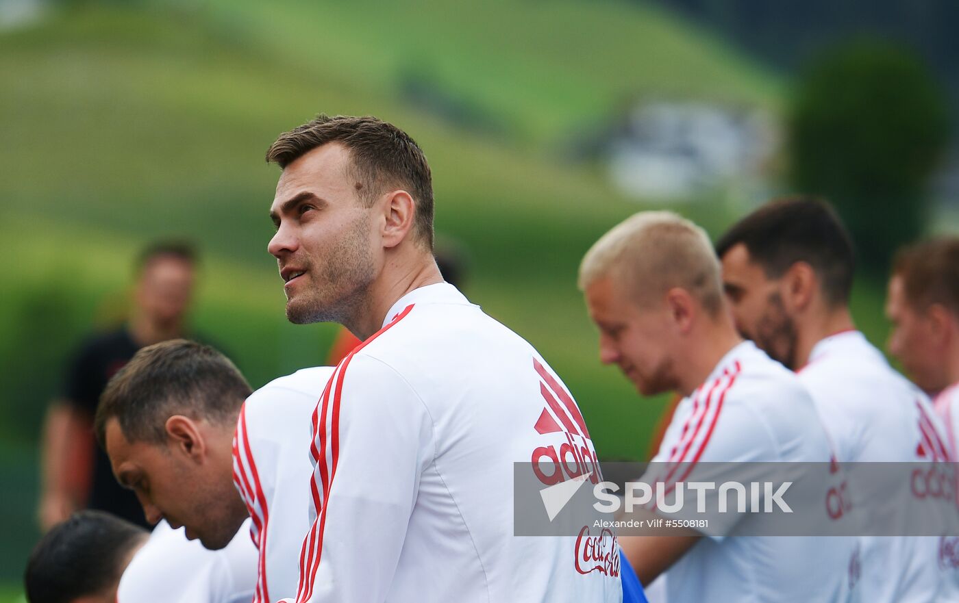 Football. National team training session