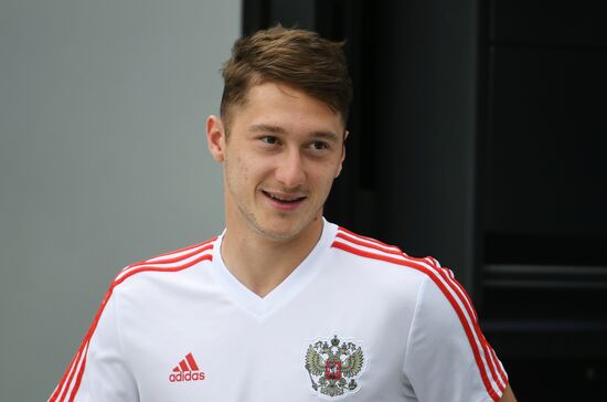 Football. National team training session