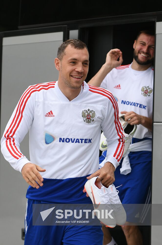 Football. National team training session