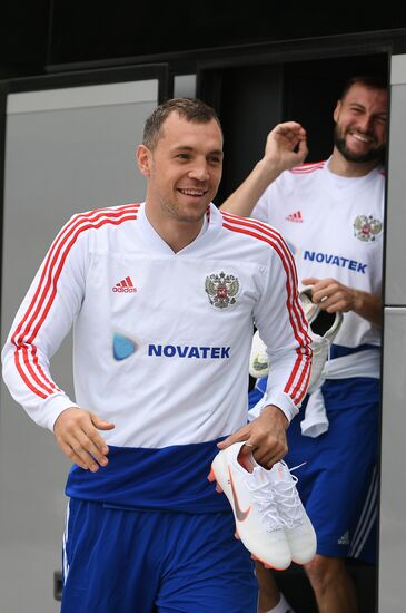 Football. National team training session