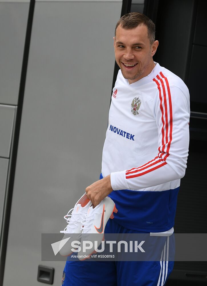 Football. National team training session