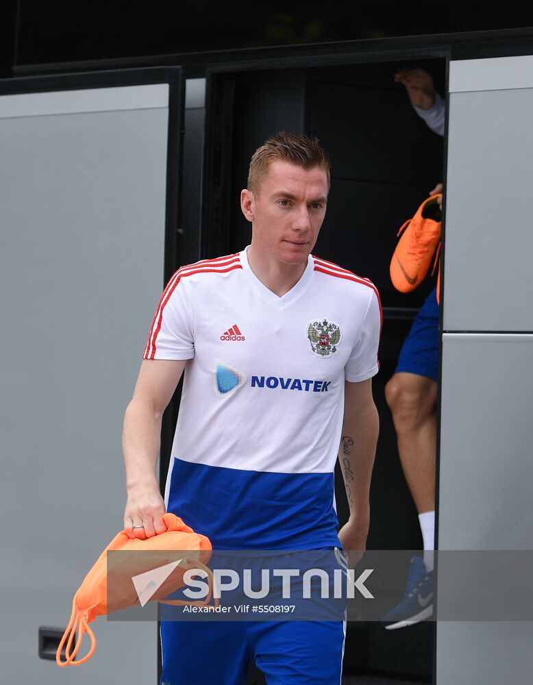 Football. National team training session