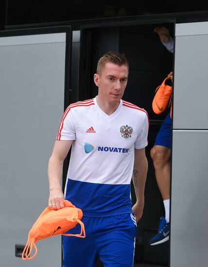 Football. National team training session