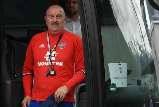 Football. National team training session