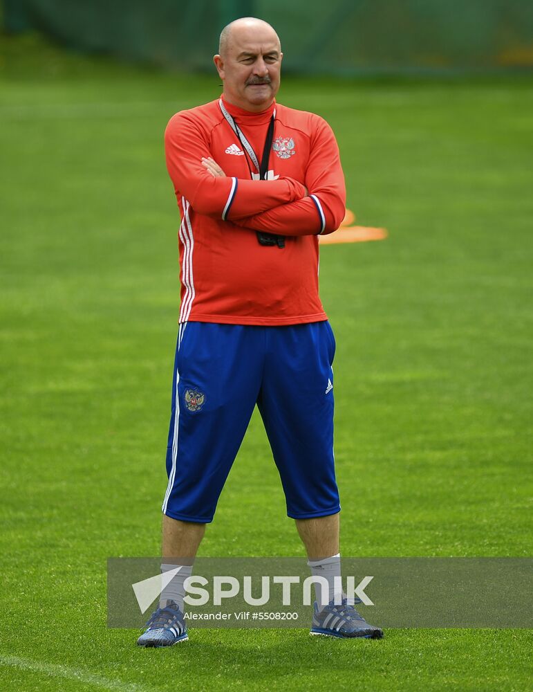 Football. National team training session