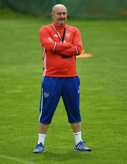 Football. National team training session