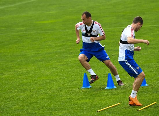 Football. National team training session