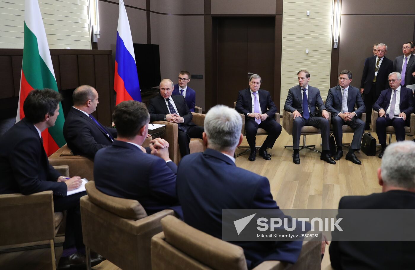 President Vladimir Putin meets with President of Bulgaria Rumen Radev