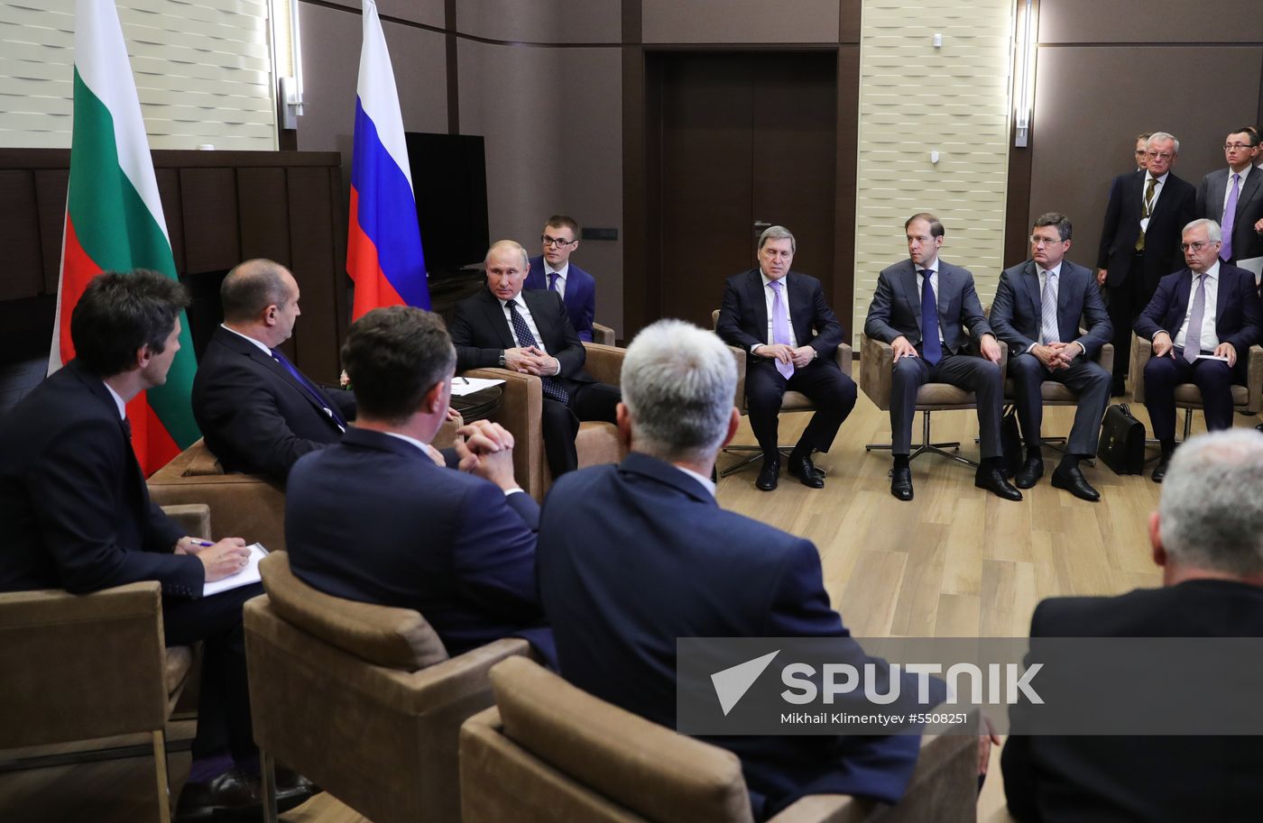President Vladimir Putin meets with President of Bulgaria Rumen Radev