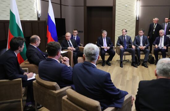 President Vladimir Putin meets with President of Bulgaria Rumen Radev