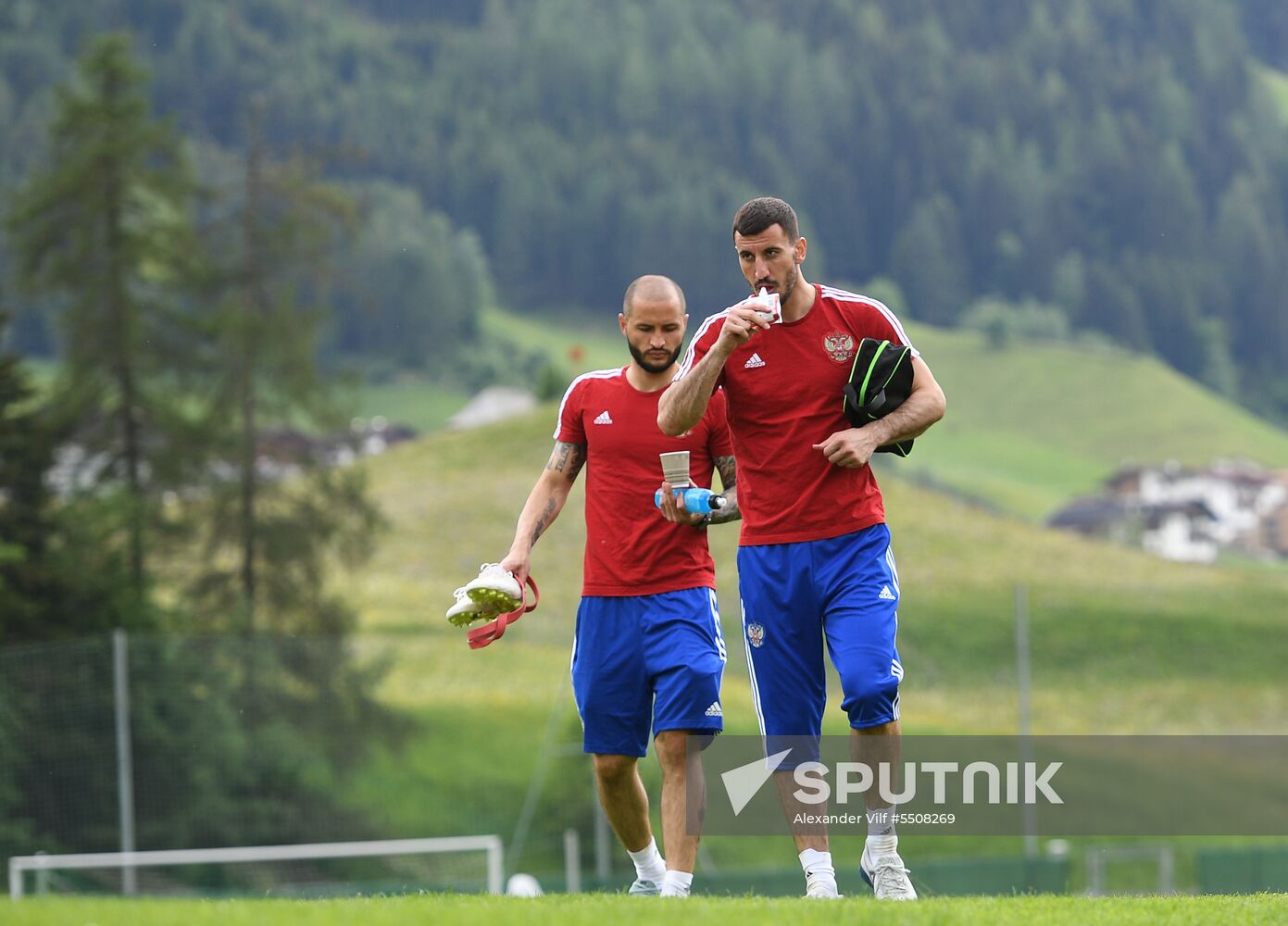 Football. National team training session
