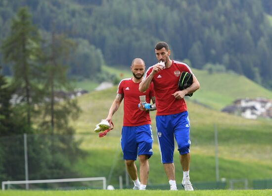 Football. National team training session