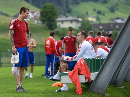 Football. National team training session