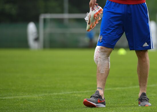 Football. National team training session