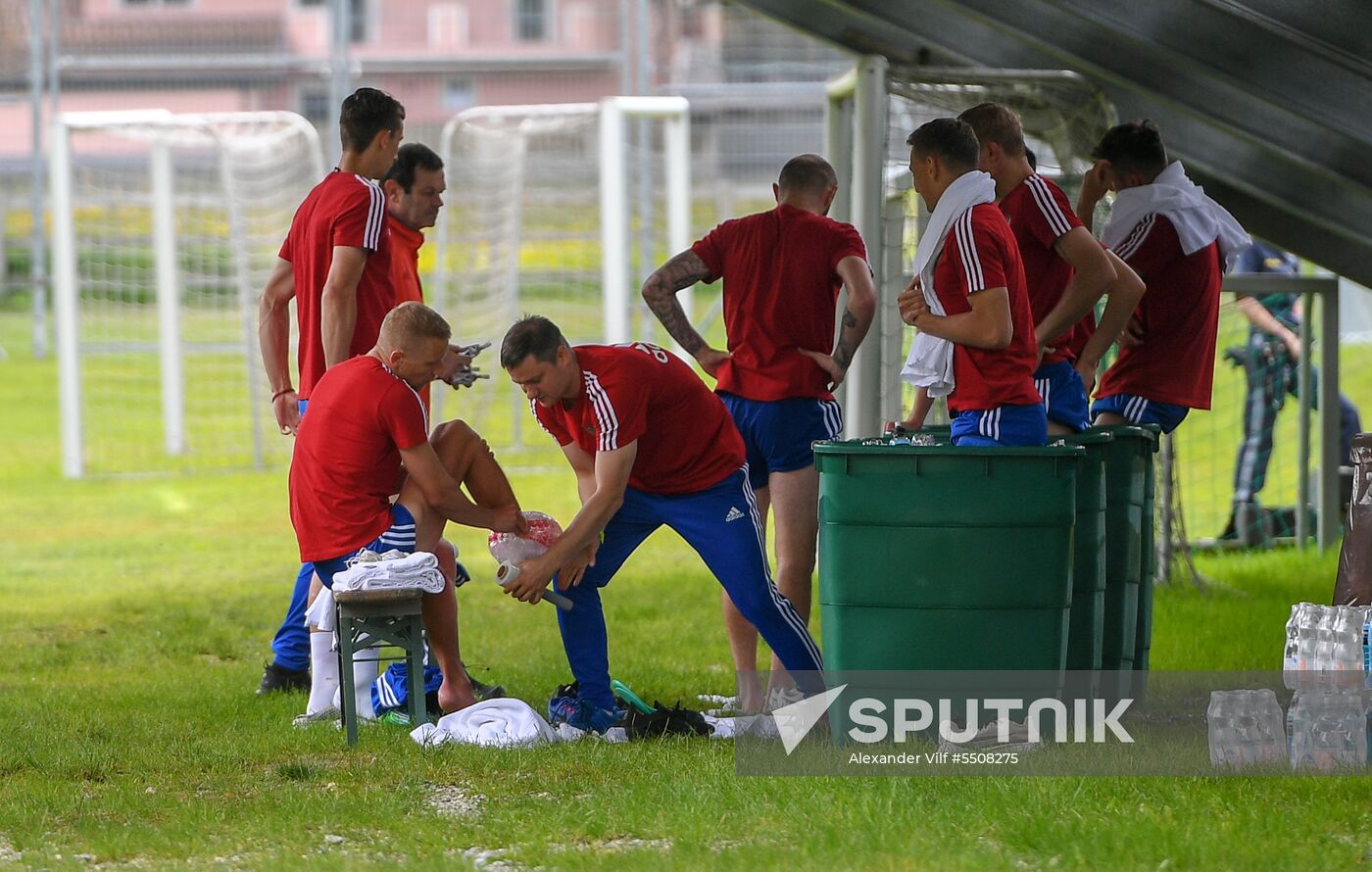 Football. National team training session