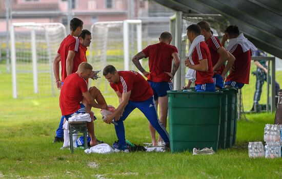 Football. National team training session