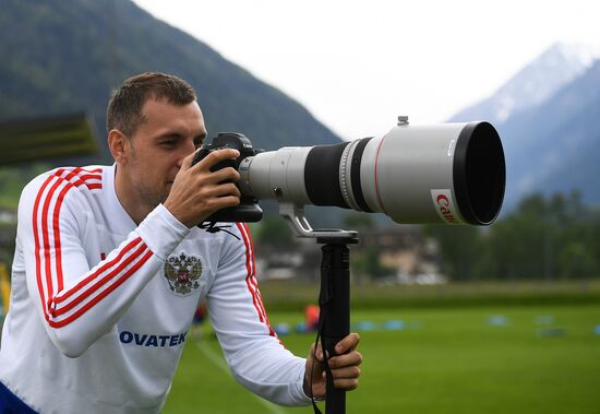 Football. National team training session