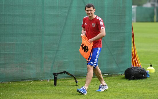 Football. National team training session
