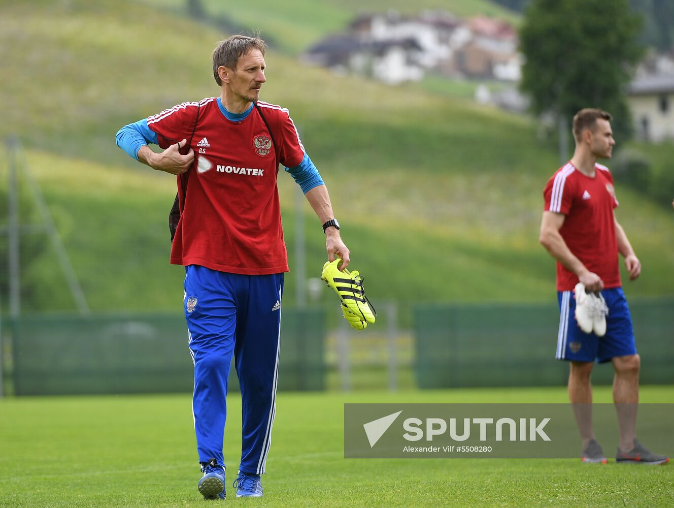 Football. National team training session