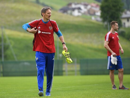 Football. National team training session