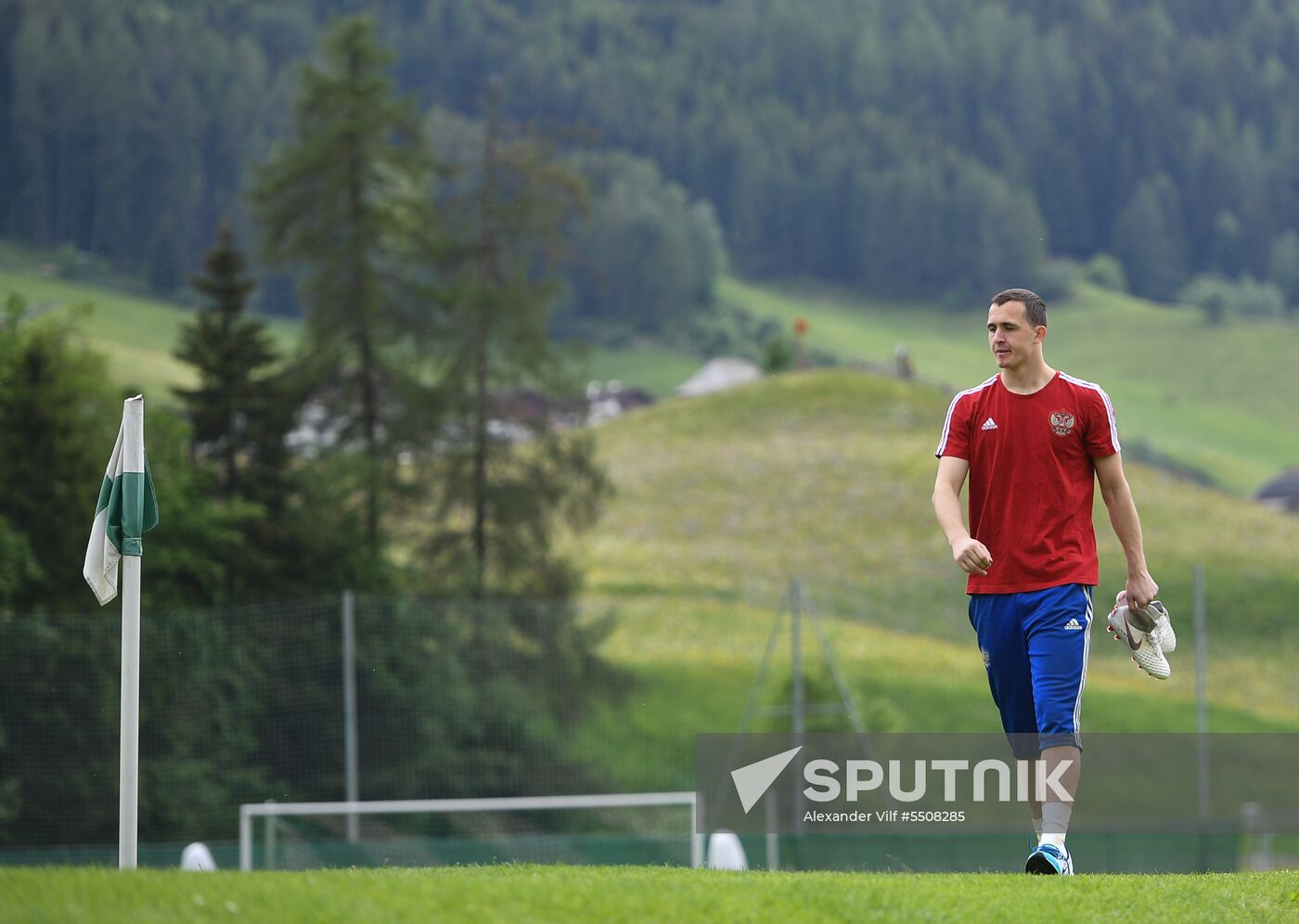 Football. National team training session