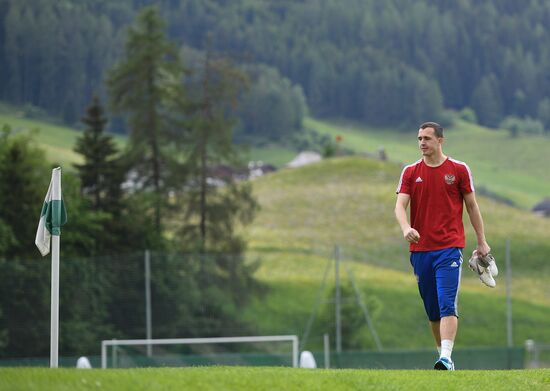 Football. National team training session