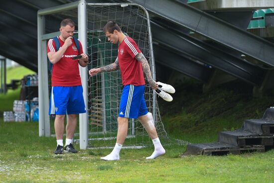 Football. National team training session