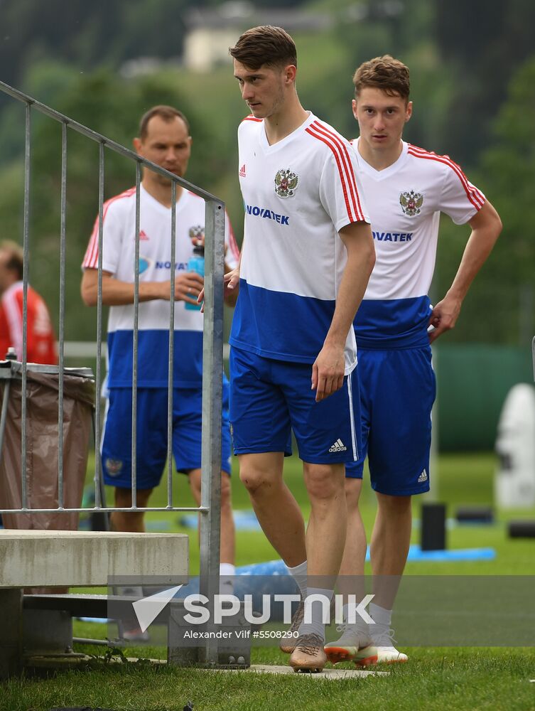 Football. National team training session
