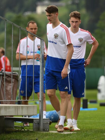 Football. National team training session